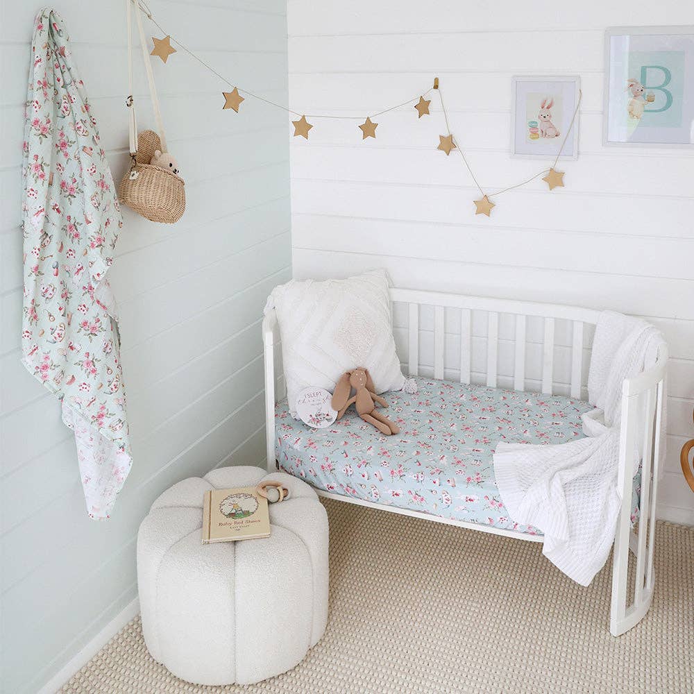 White Rabbit Organic Fitted Cot Sheet