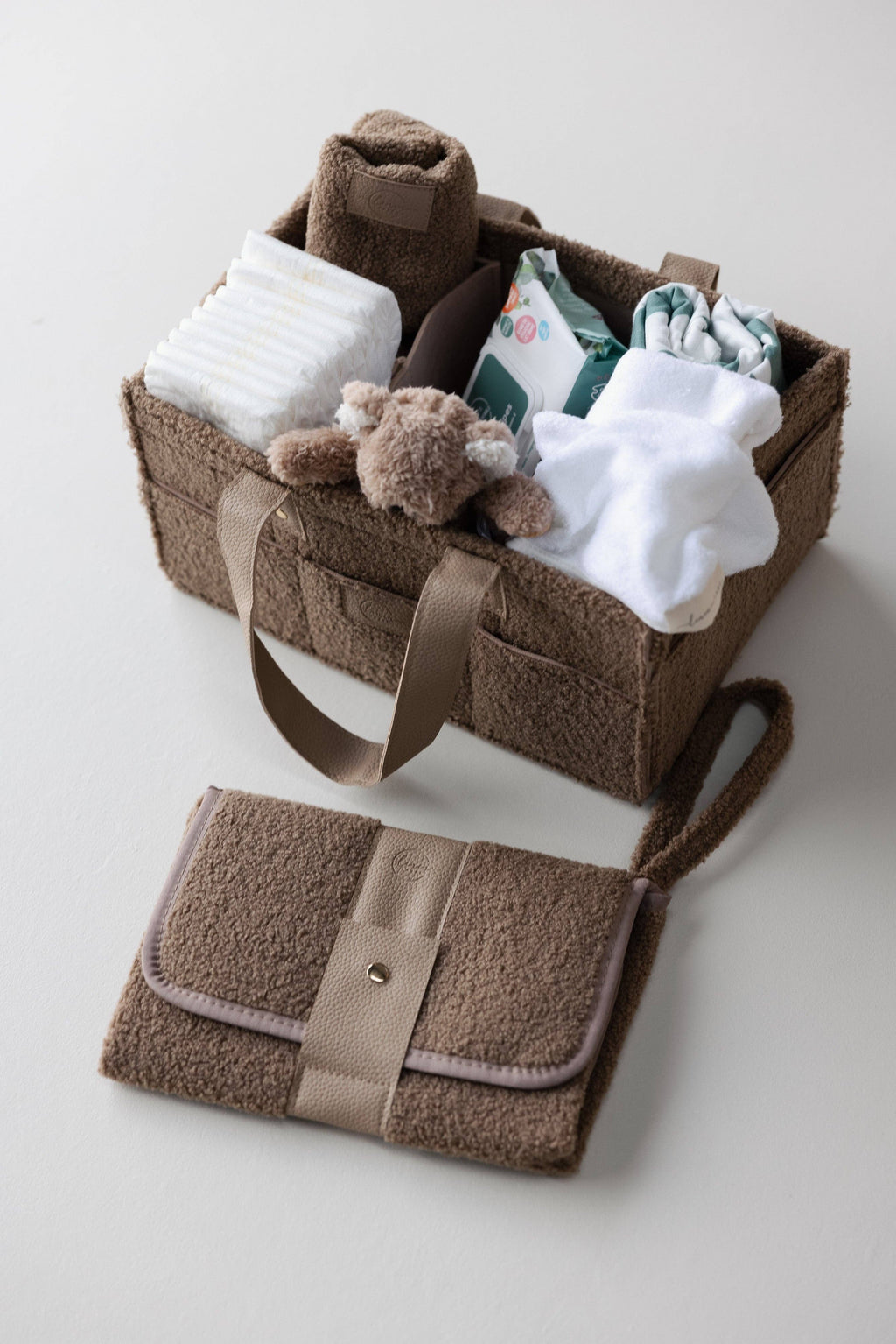 Teddy Classic Nappy Caddy- Coco - NEW