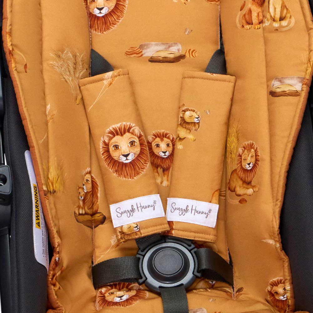 Roar Universal Reversible Pram Strap Covers