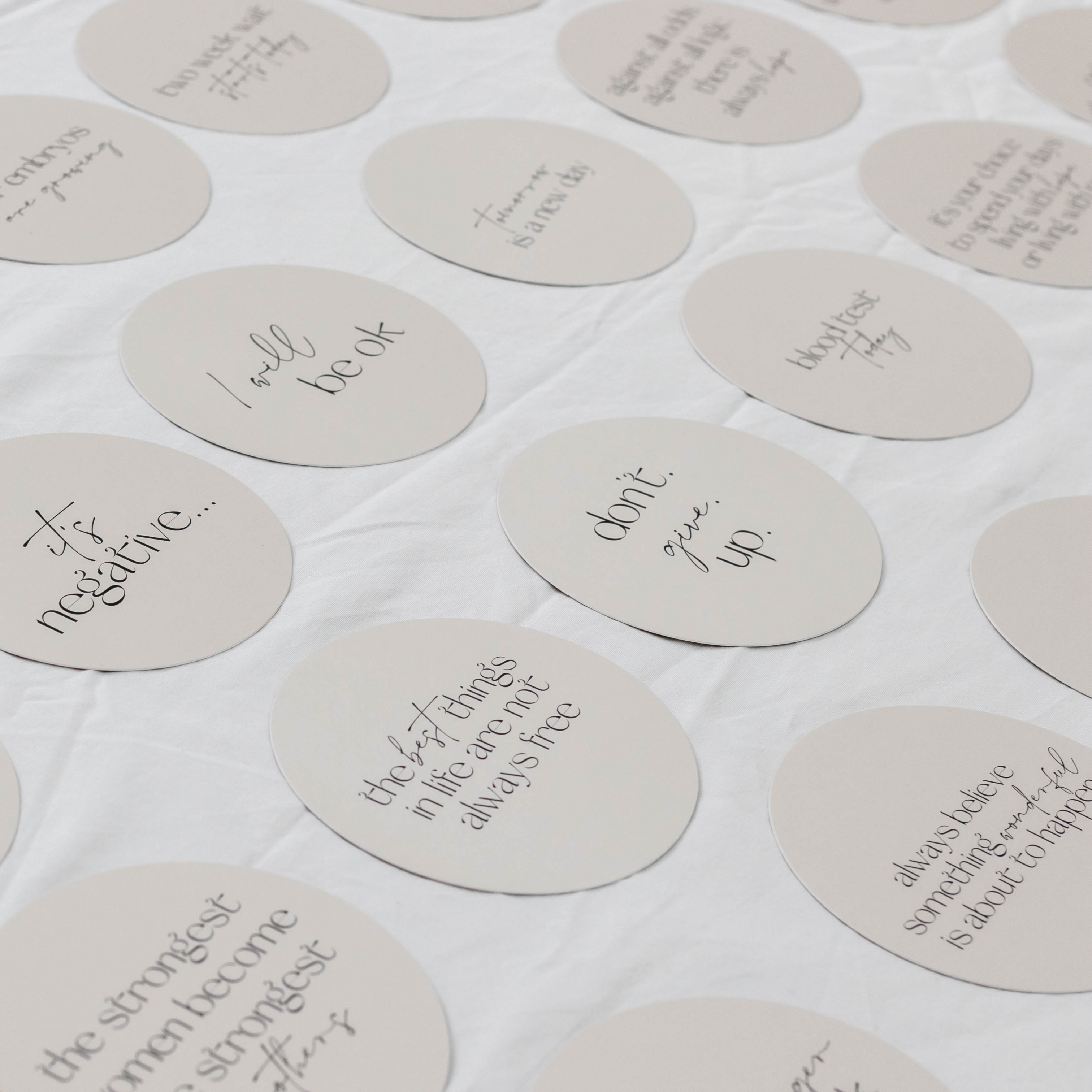 Darling IVF  Milestone Cards