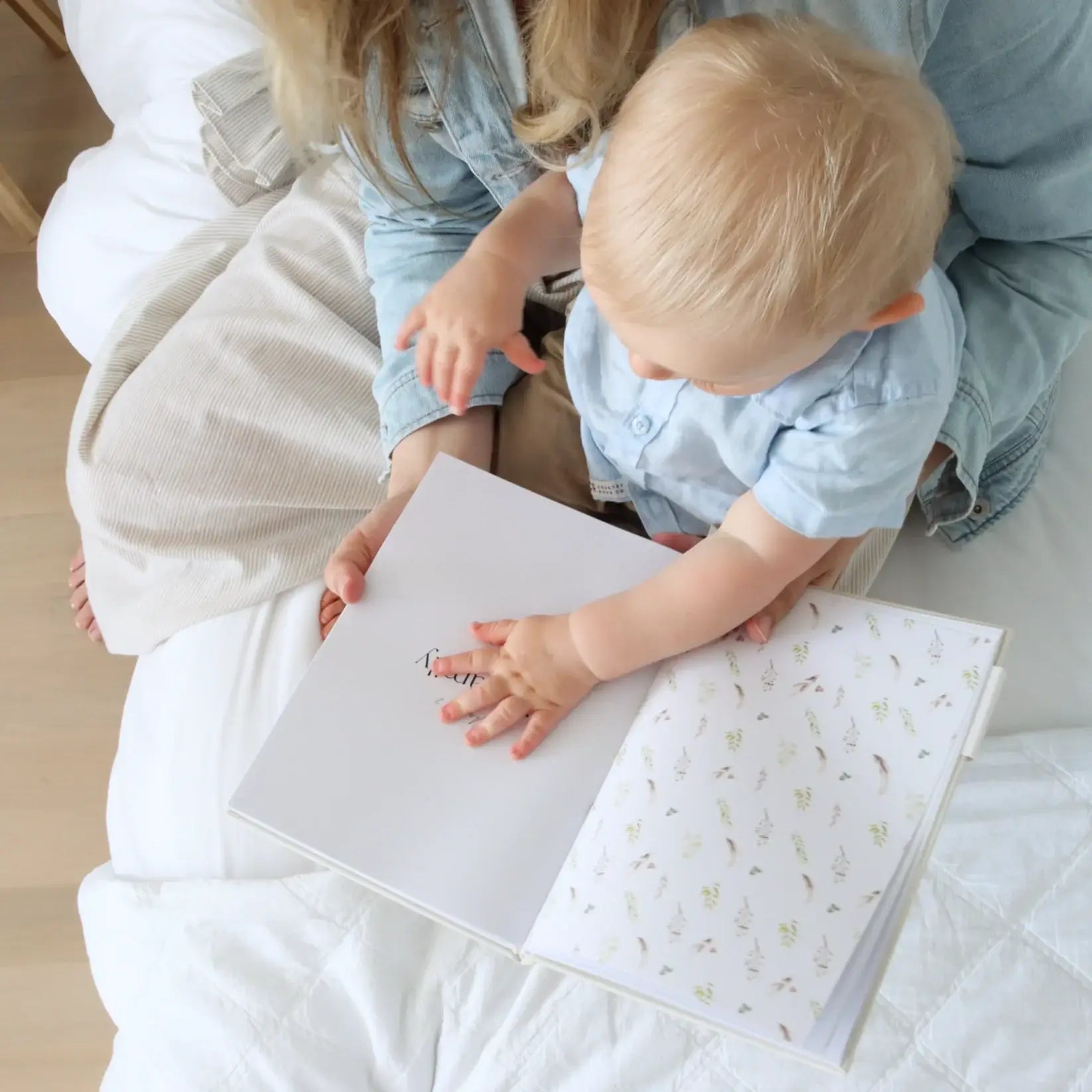 Baby Memory Book - Pregnancy to 5 Years - Sage Green - Boxed