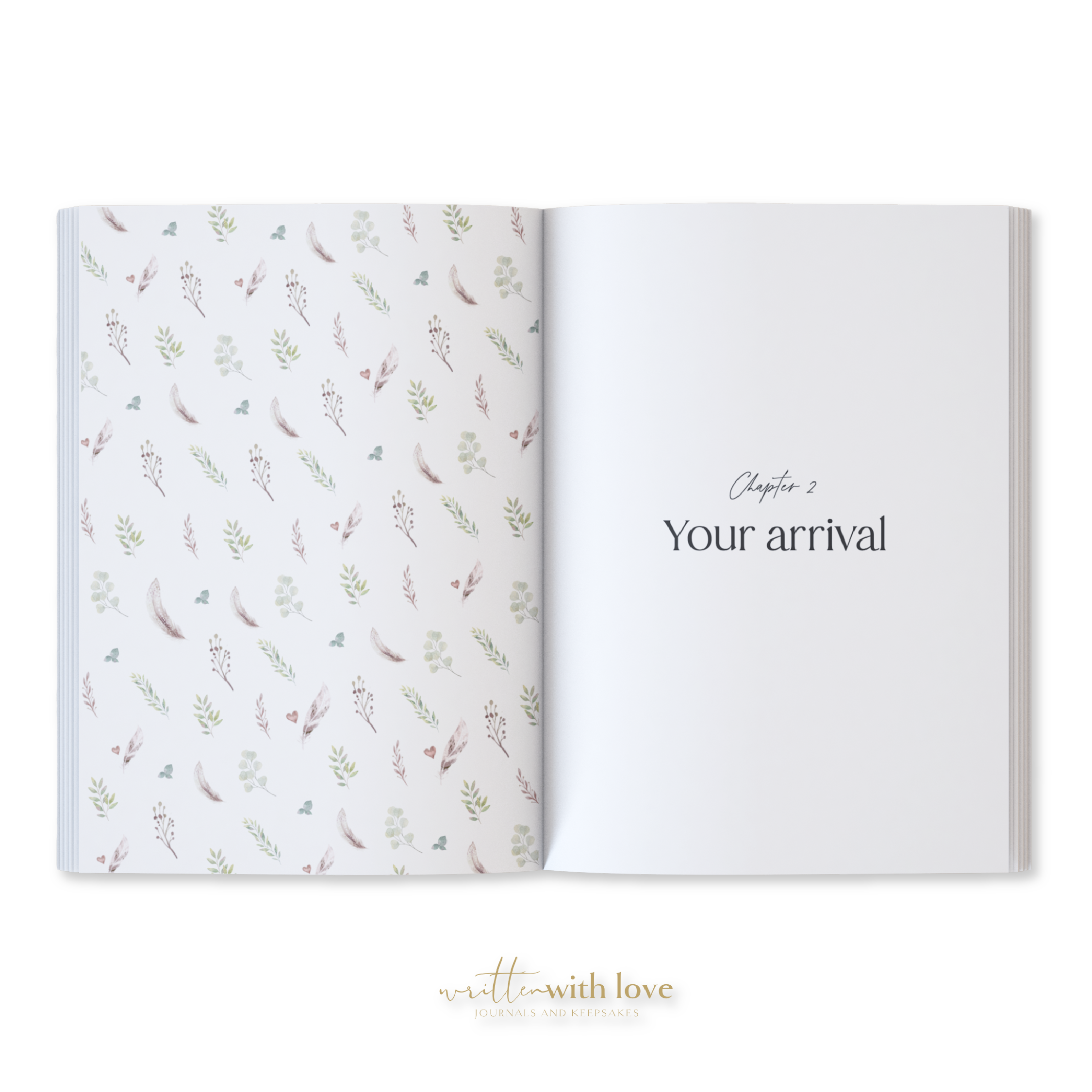 Baby Memory Book - Pregnancy to 5 Years - Sage Green - Boxed