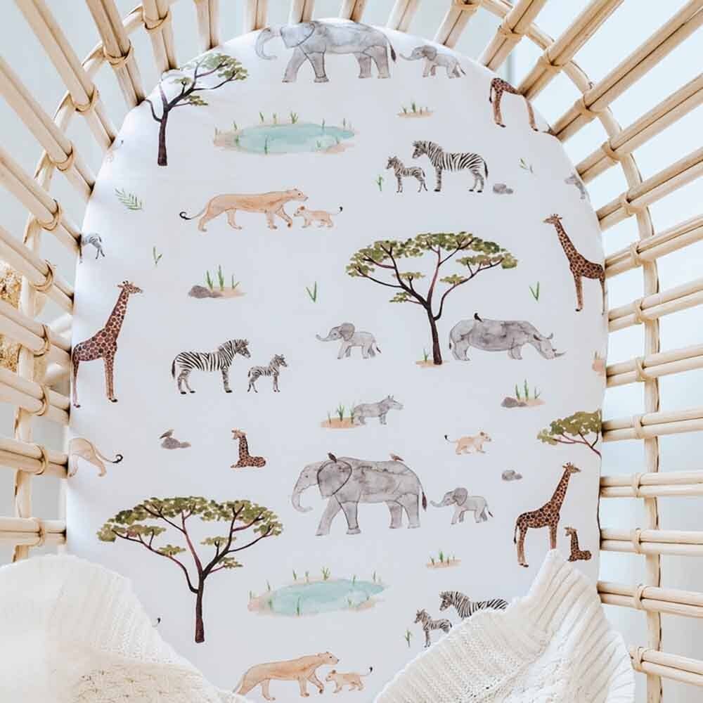 Safari Bassinet Sheet / Change Pad Cover