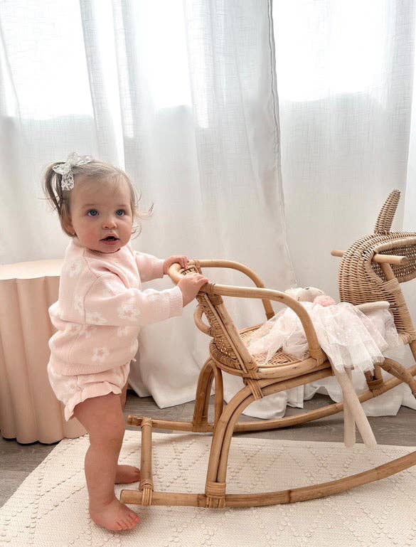 FLORAL BLOOMERS | BABY PINK