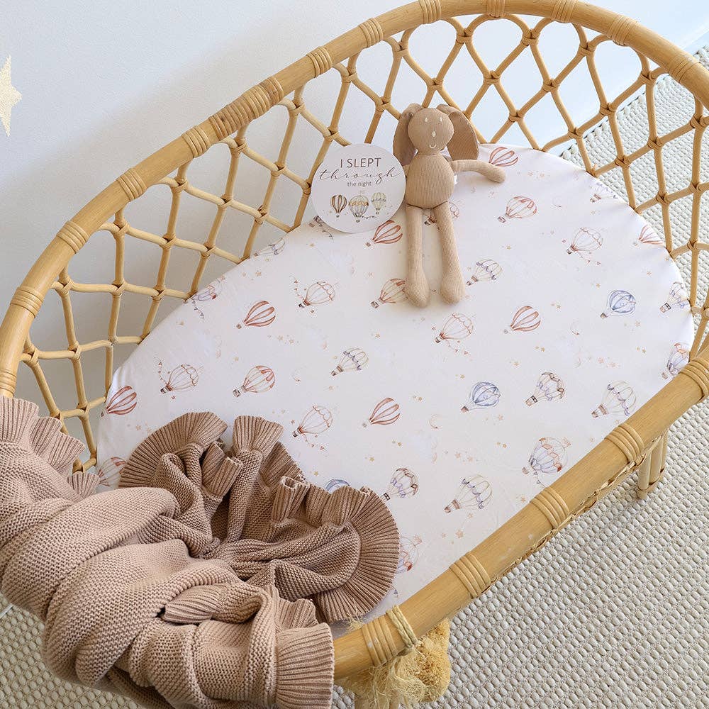 Up & Away Organic Bassinet Sheet / Change Pad Cover