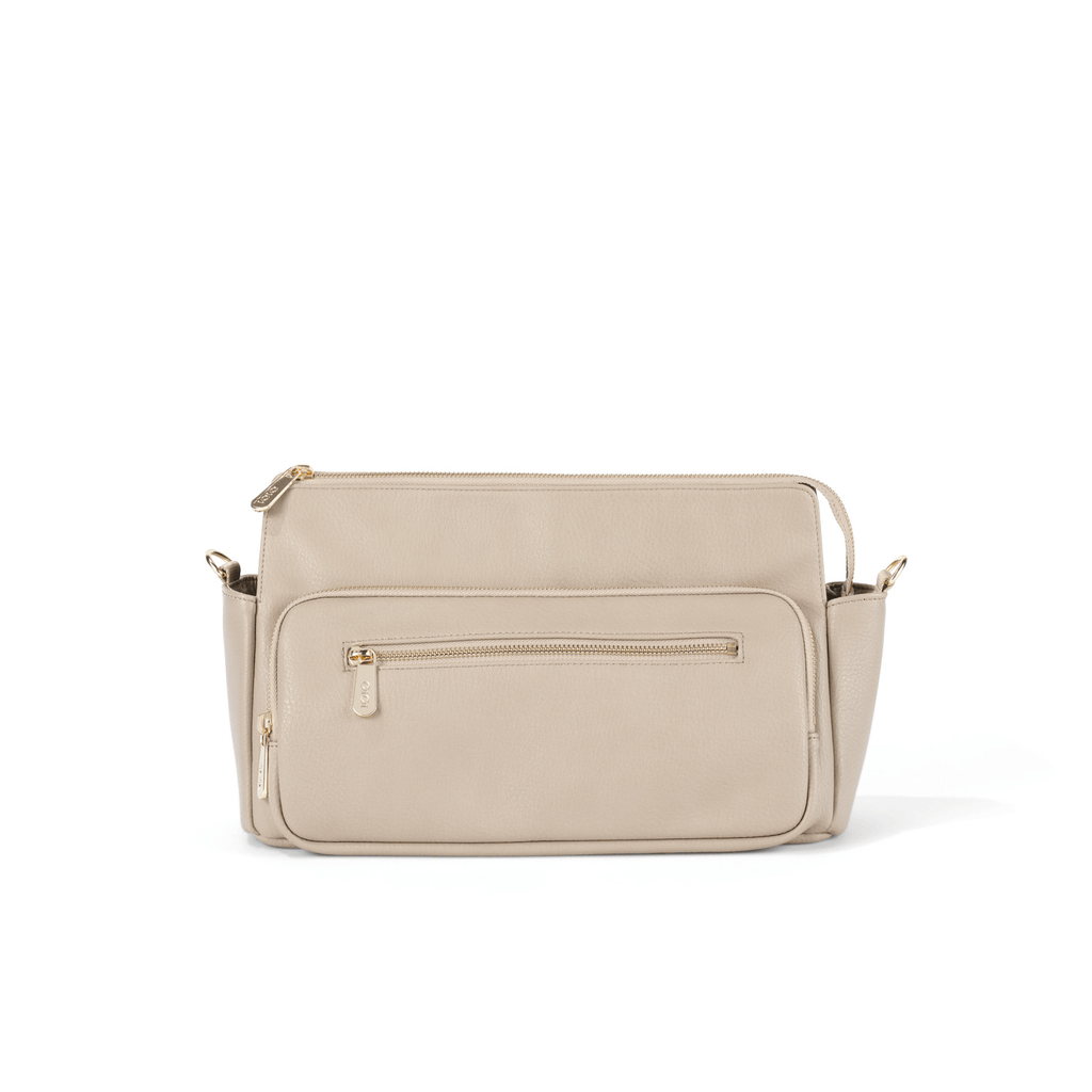 Multitasker Pram Caddy 2.0 - Oat Vegan Leather
