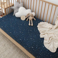 Starry Night Organic Fitted Cot Sheet