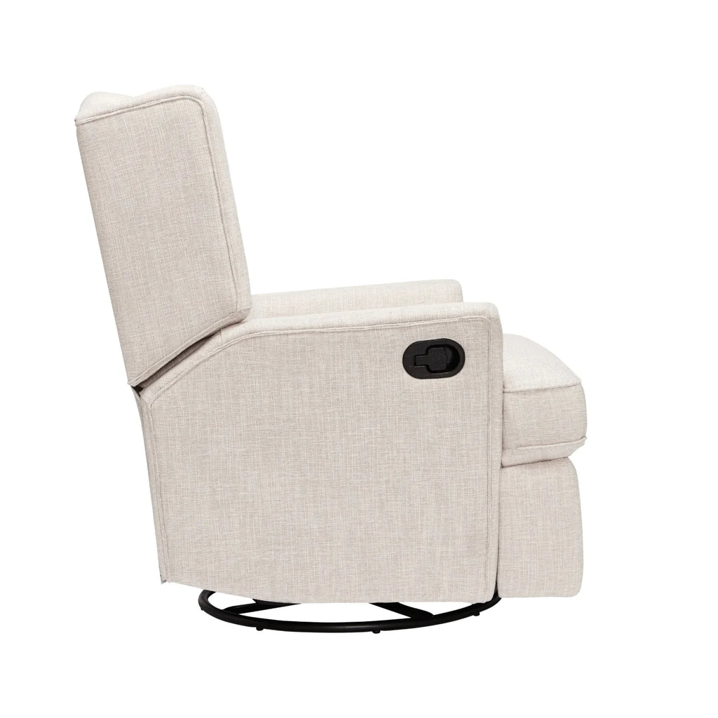 Chelsea Recliner Glider Chair in Egg Shell