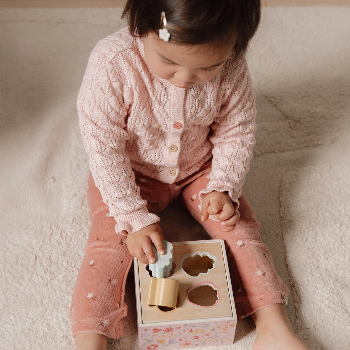 Wooden Shape Sorter - Fairy Garden