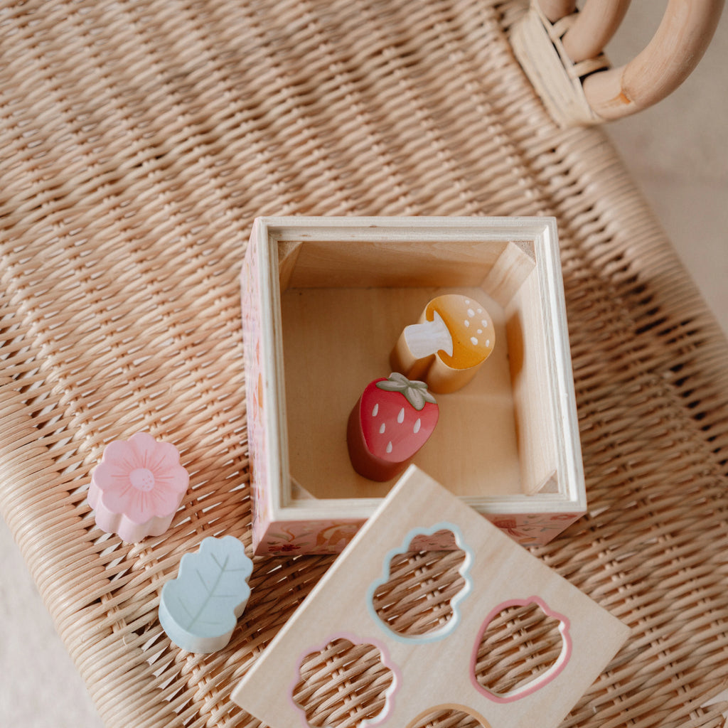 Wooden Shape Sorter - Fairy Garden