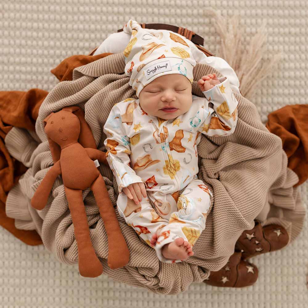 Cowboys Organic Snugglesuit Convertible Romper