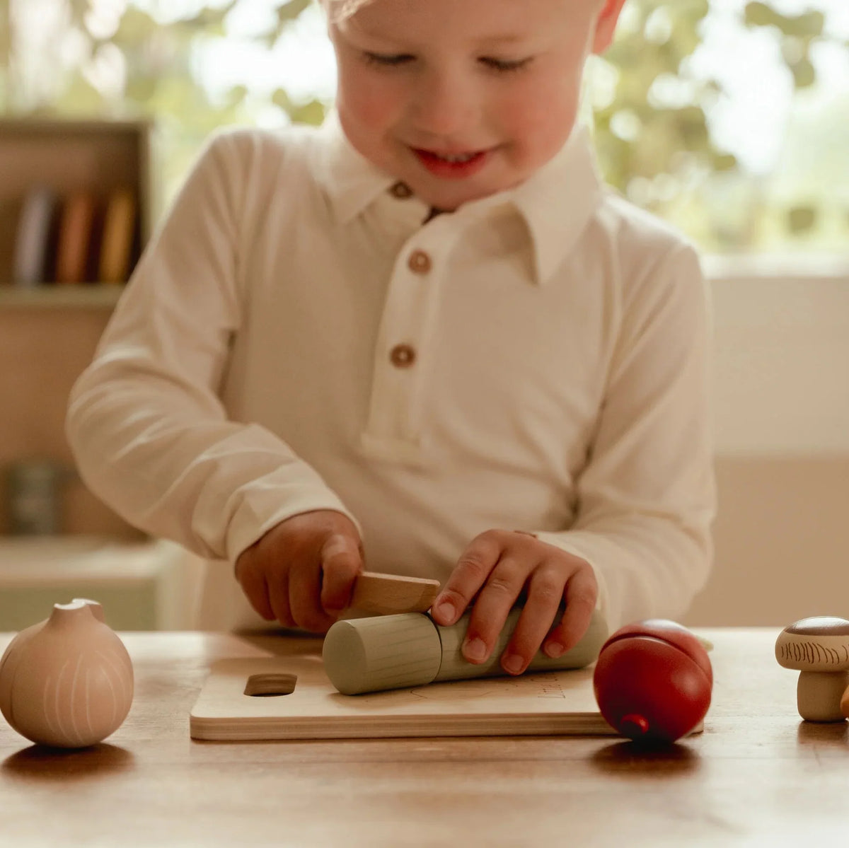 Wooden Cutting Vegetables