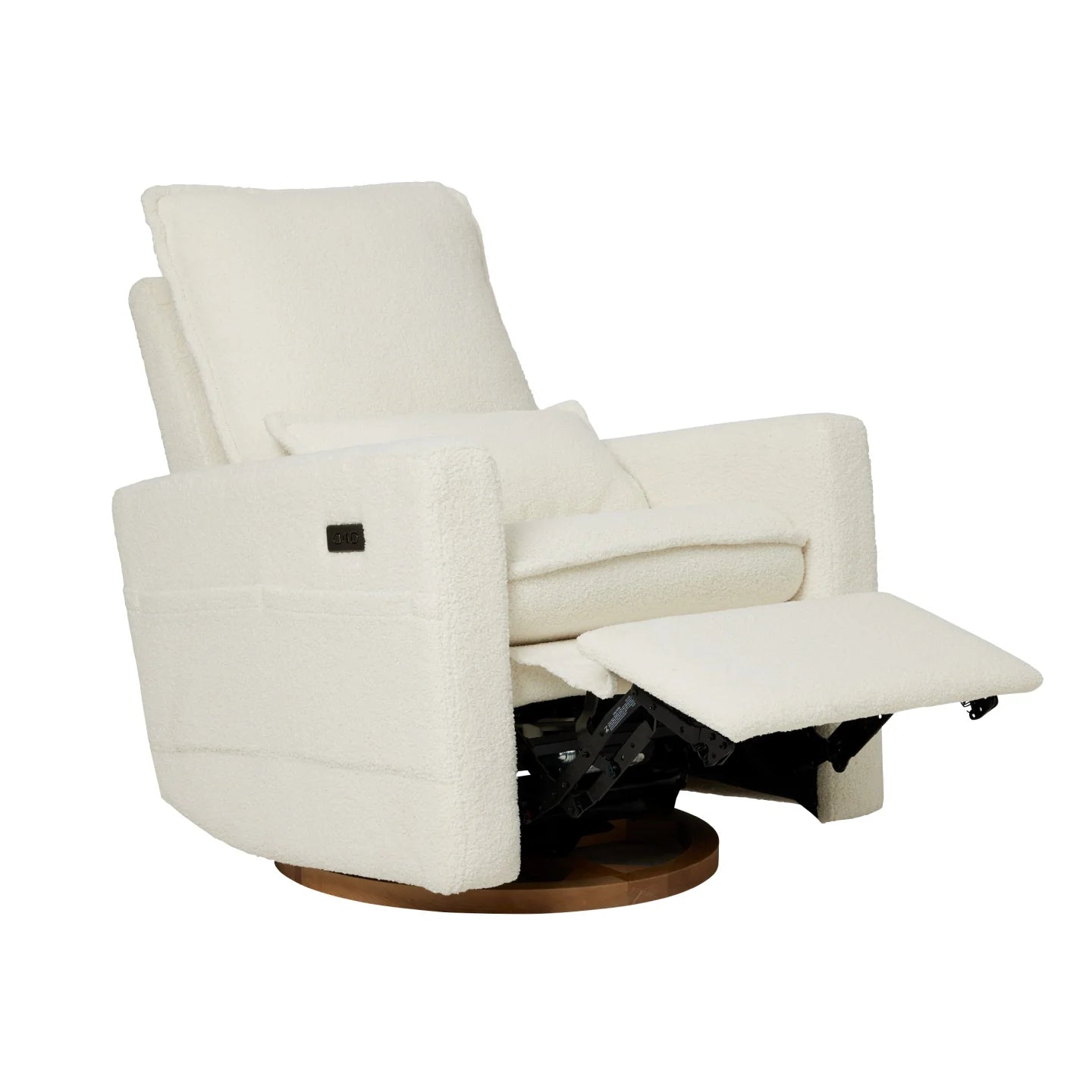 Frankie Electric Recliner/Glider Chair - Coconut Teddy