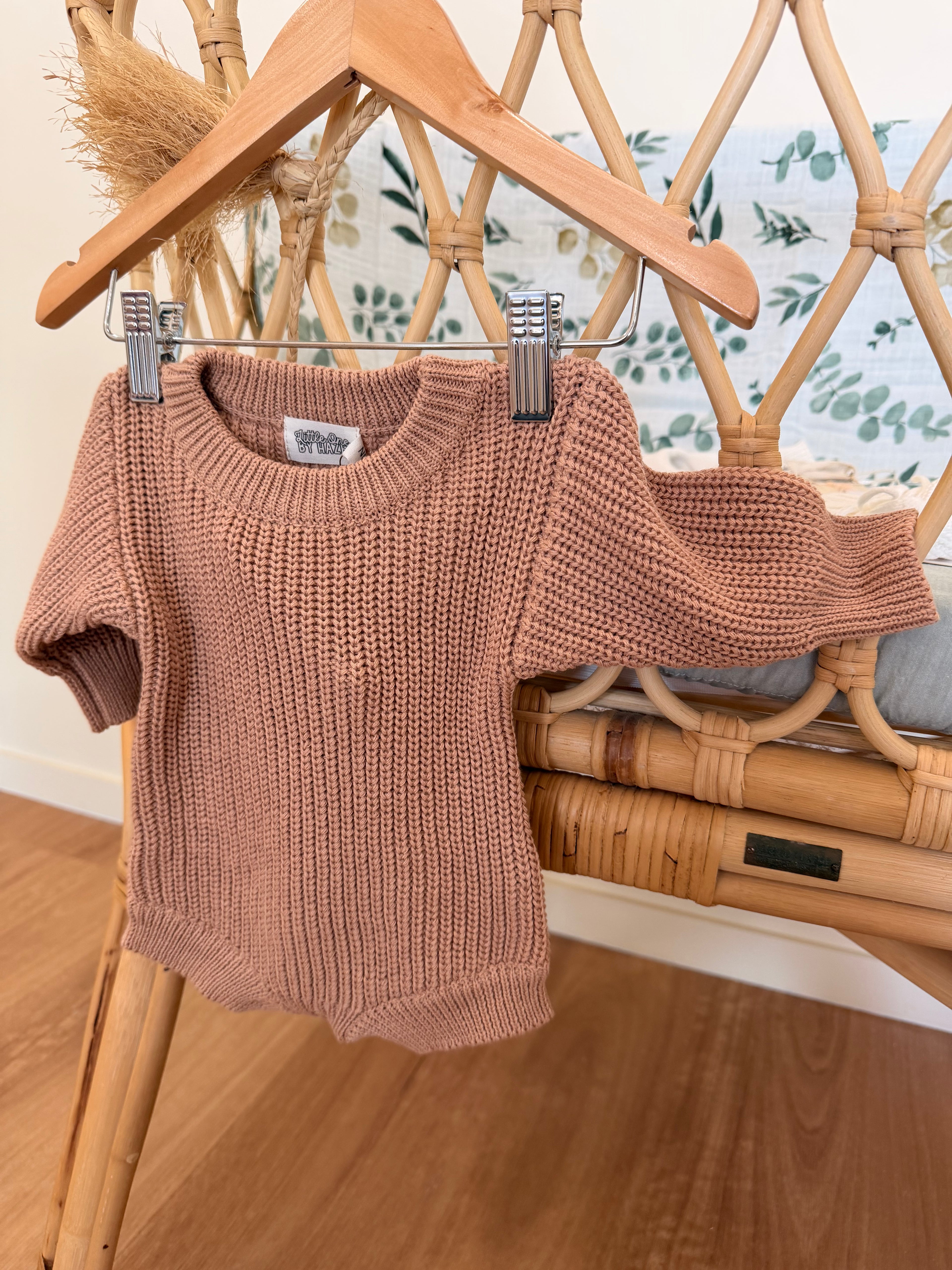 Tiny Baby Knitted Romper