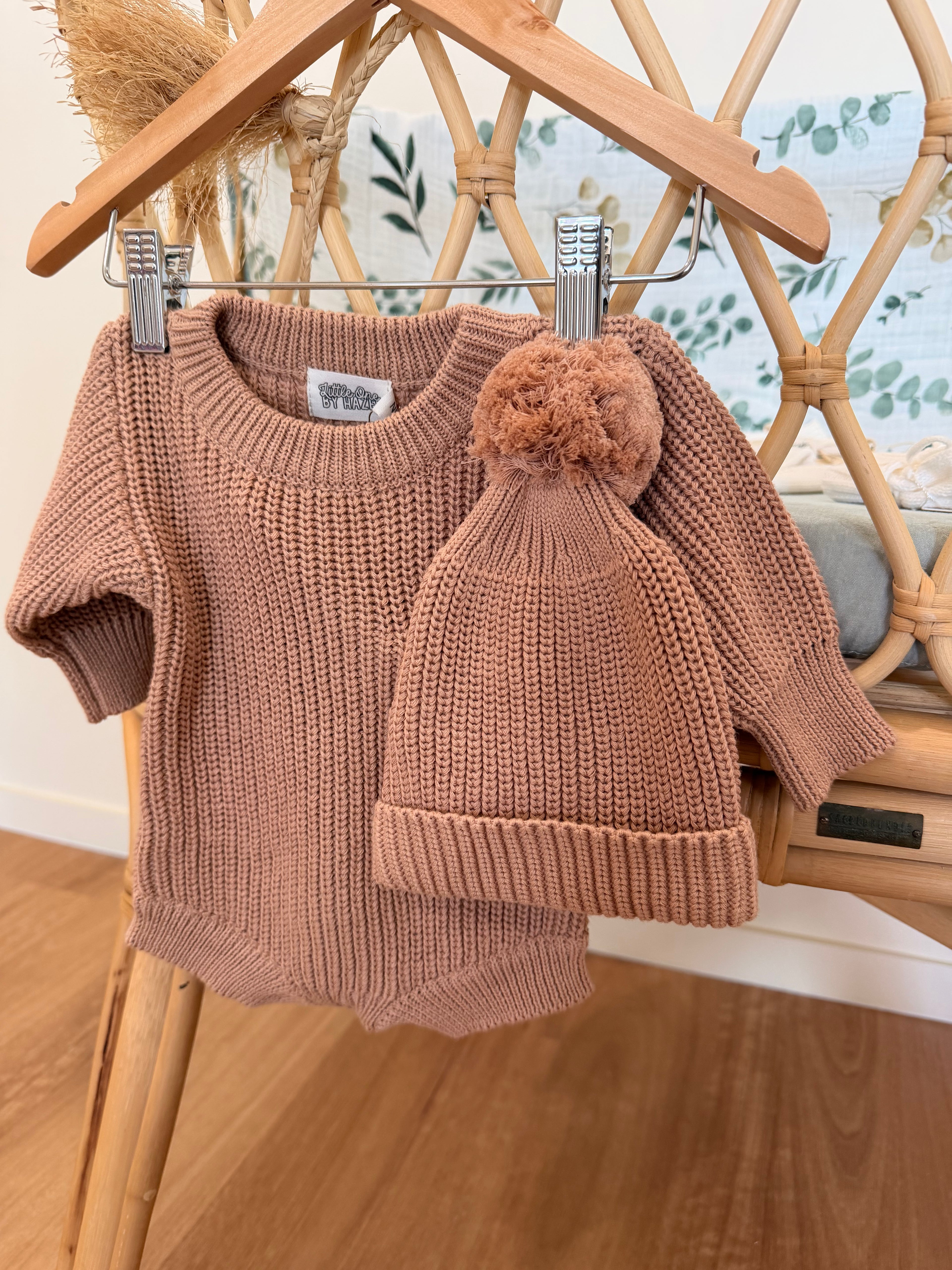 Tiny Baby Knitted Romper