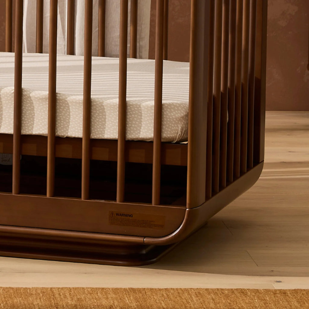 Ollie Sustainable Timber Cot in Walnut PRE ORDER LATE JULY