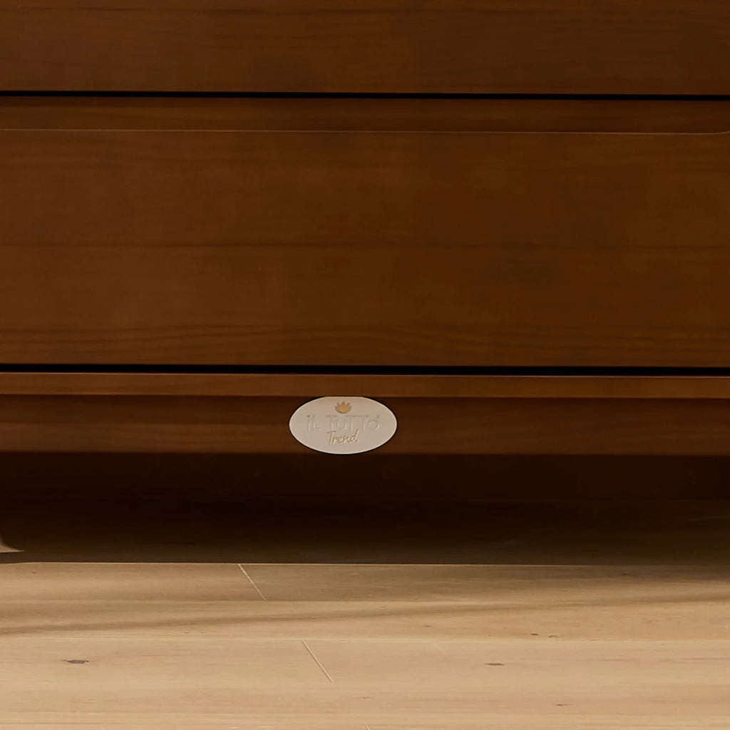 Theo Sustainable Timber Chest & Changer in Walnut PRE ORDER ETA LATE JULY