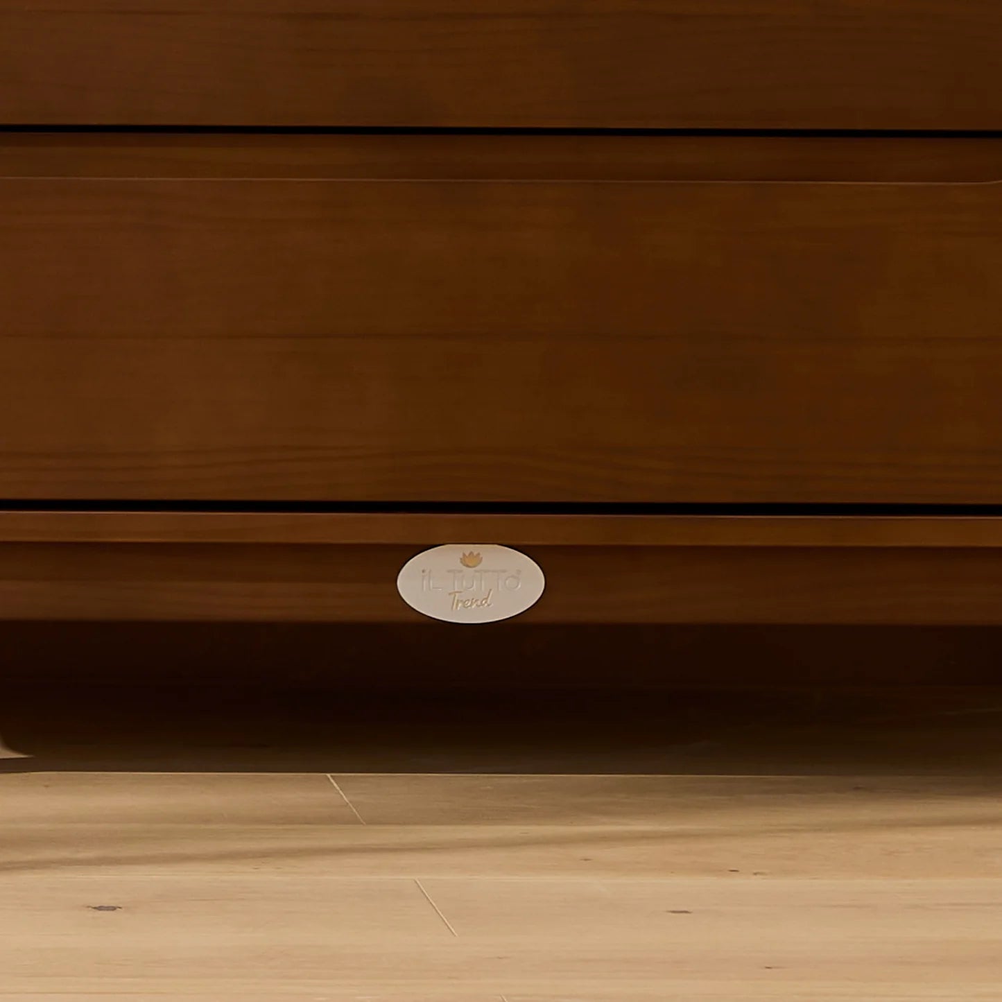 Theo Sustainable Timber Chest & Changer in Walnut PRE ORDER ETA LATE JULY