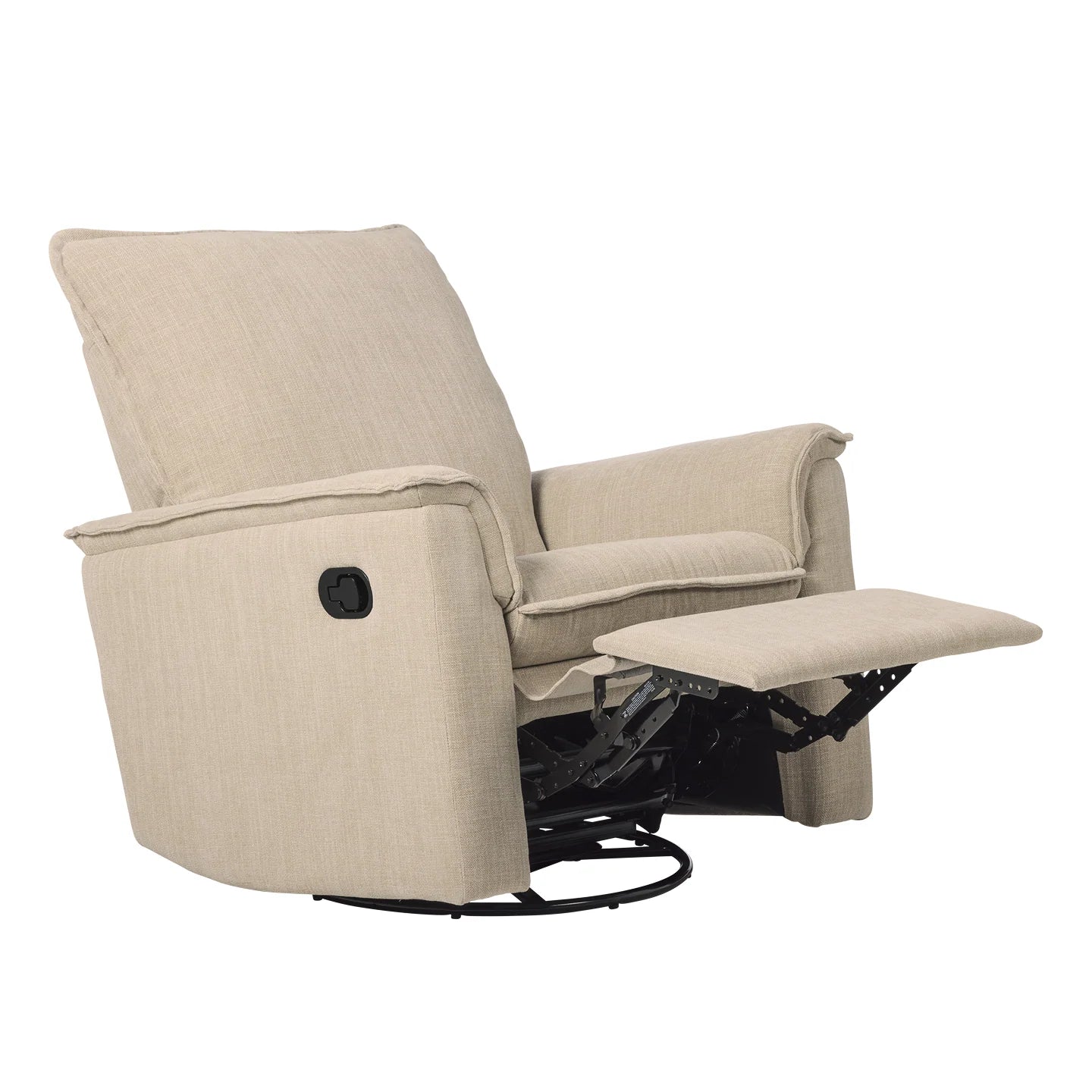 Louie Manual Recliner/Glider Chair - Latte