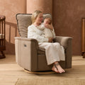 PRE SALE Louie Electric Recliner Glider Nursery Chair - Mocha Corduroy