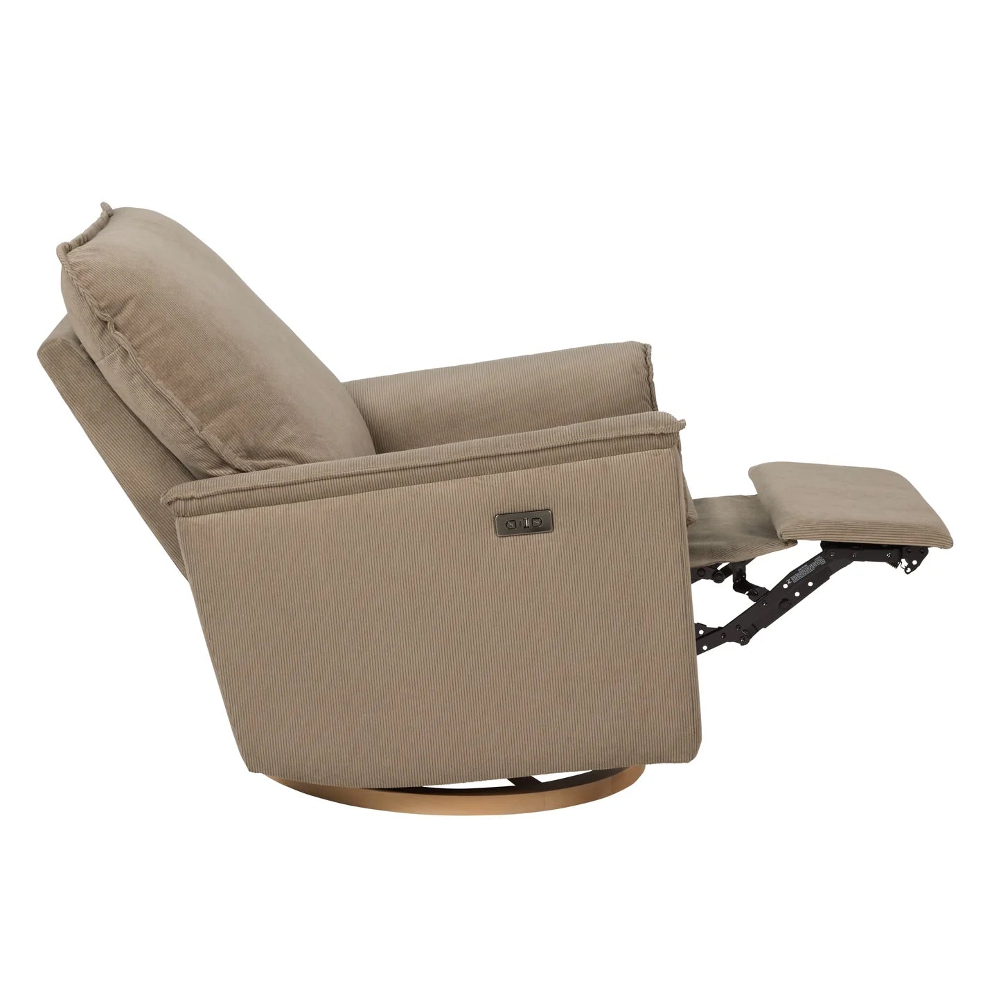 PRE SALE Louie Electric Recliner Glider Nursery Chair - Mocha Corduroy