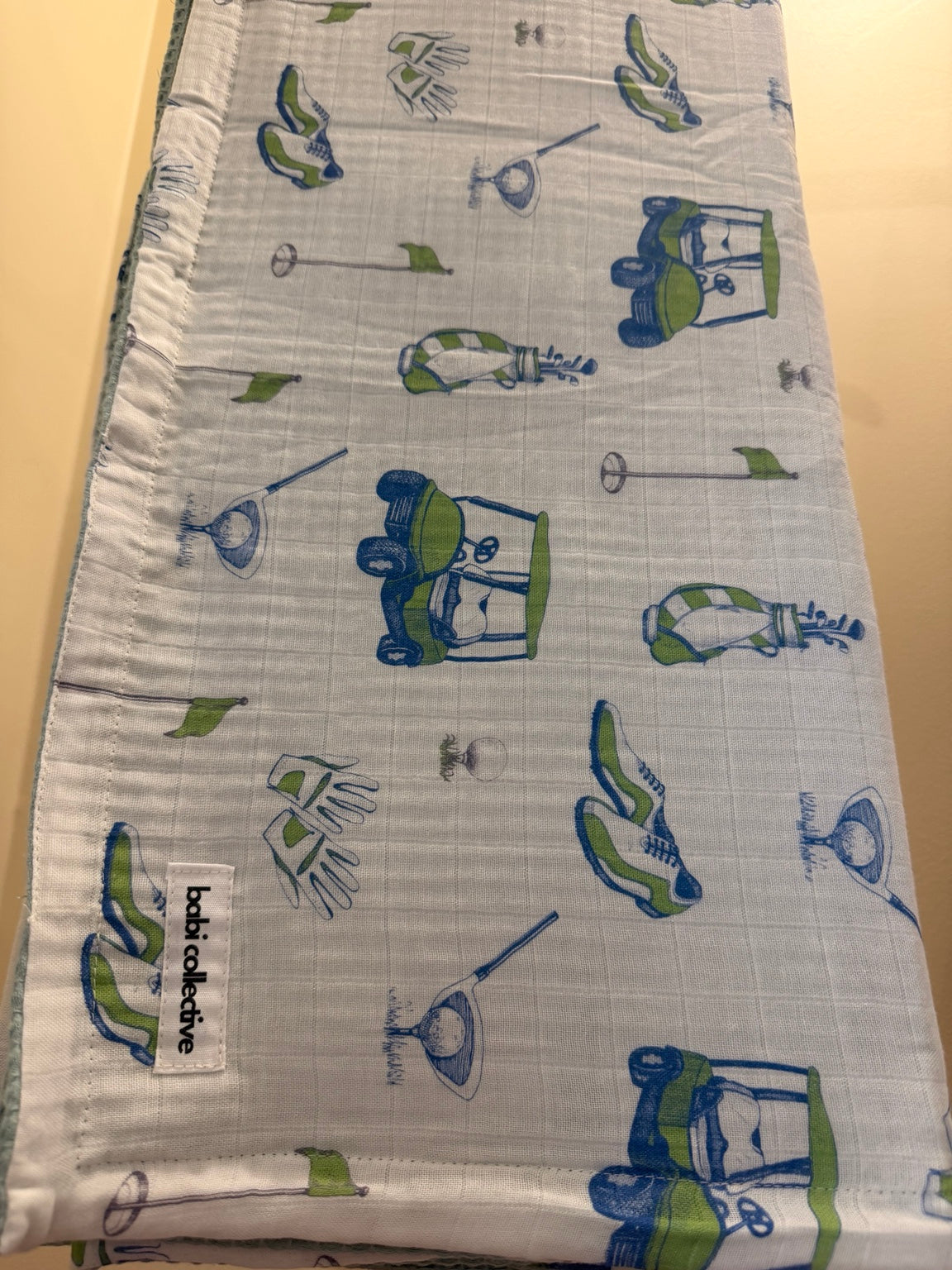 babi collective Reversible Waffle Blanket | Little Caddy