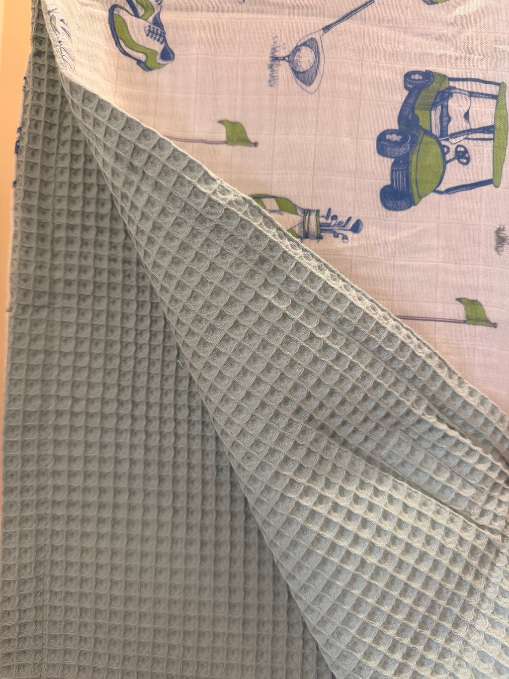 babi collective Reversible Waffle Blanket | Little Caddy