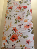 babi collective Reversible Waffle Blanket | Butterfly Garden
