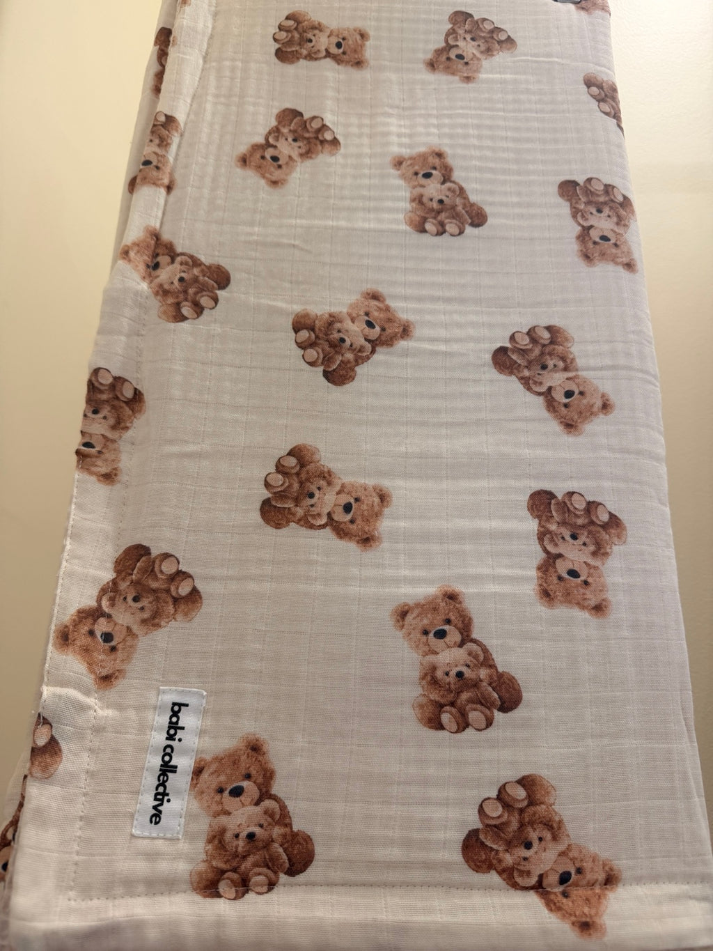 babi collective Reversible Waffle Blanket | Teddy