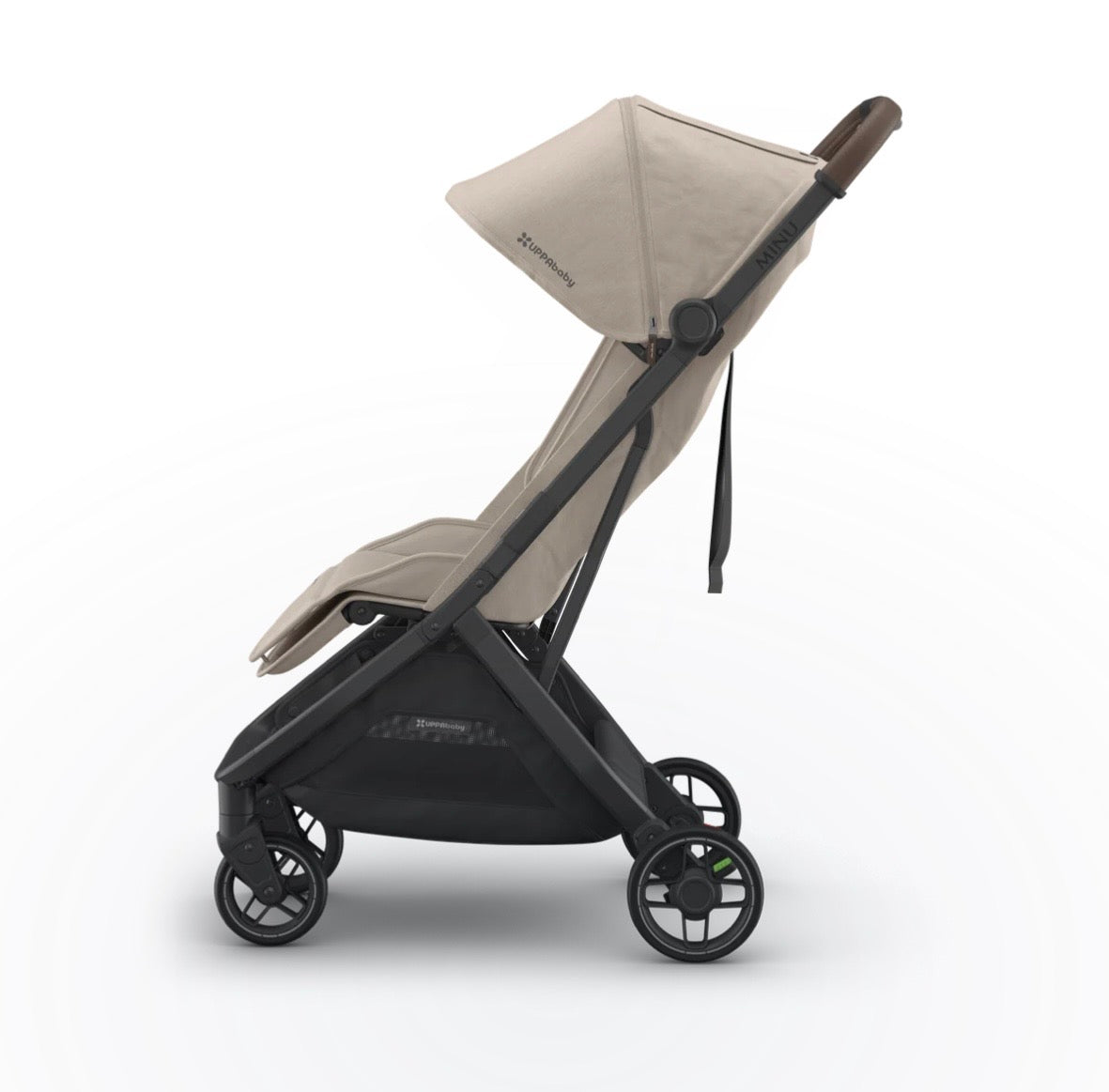 UPPAbaby Minu V3 Stroller - Ada (Sandstone / Chestnut Leather)
