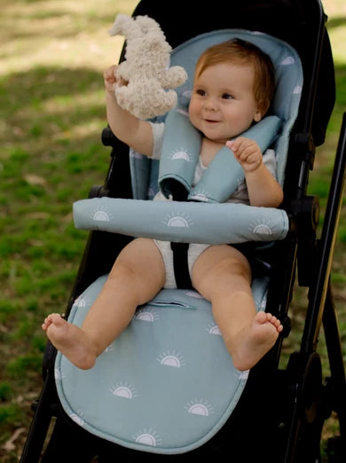 Universal Pram Liner | Sage Sunshine
