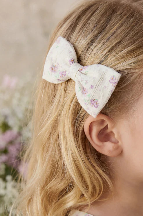 Organic Cotton Desiree Bow - Molly Lilac