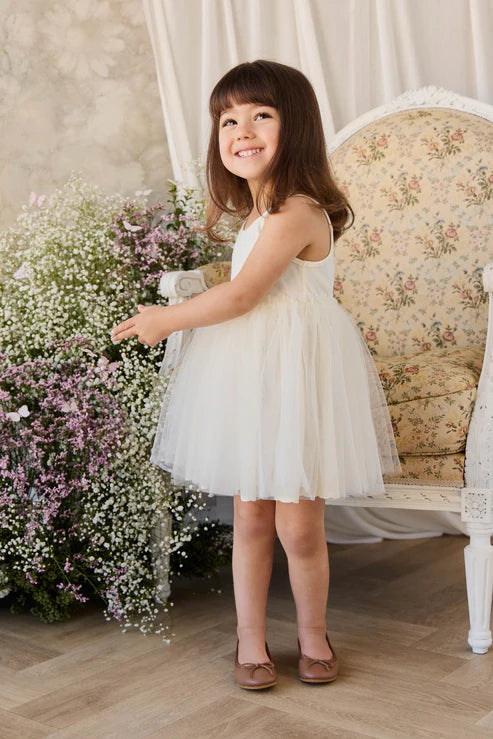 Leonie Dress - Parchment