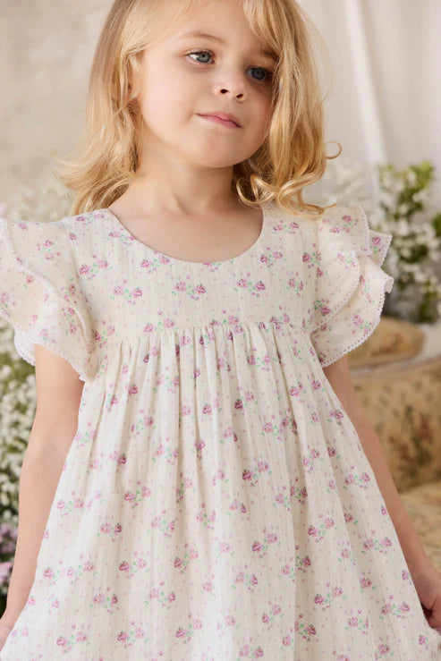 Organic Cotton Caroline Dress - Molly Lilac
