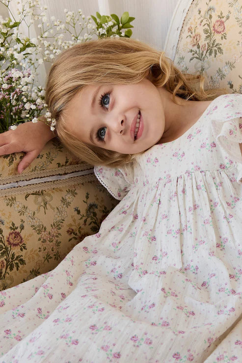 Organic Cotton Caroline Dress - Molly Lilac