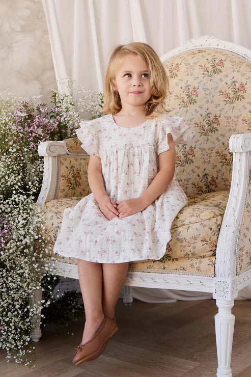 Organic Cotton Caroline Dress - Molly Lilac