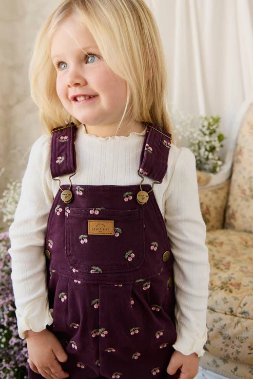 Blair Overall - Cherry Fig