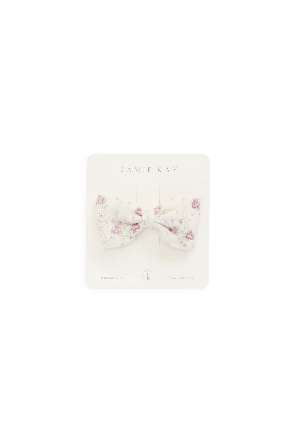 Organic Cotton Desiree Bow - Molly Lilac
