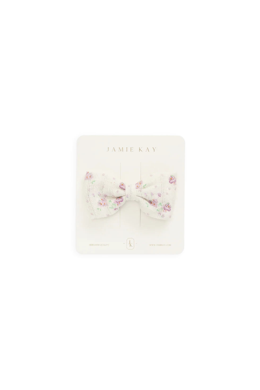 Organic Cotton Desiree Bow - Molly Lilac