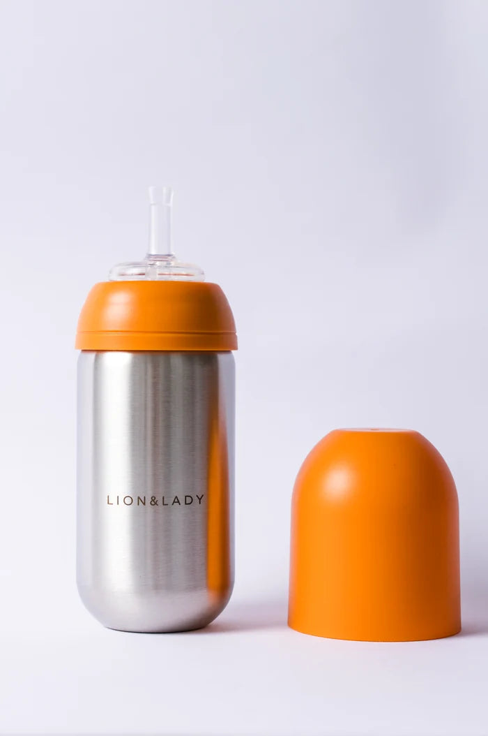 Toddler Straw Cup | Measures to 270ml | Capacity of 350ml | 18/8 Stainless Steel
