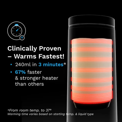 Superfast Portable Bottle Warmer - Black
