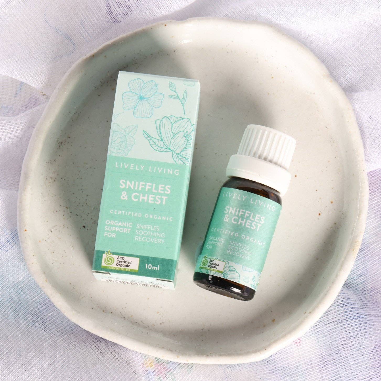 Sniffles and Chest - Certified Organic Essential Oil Blend 10ml