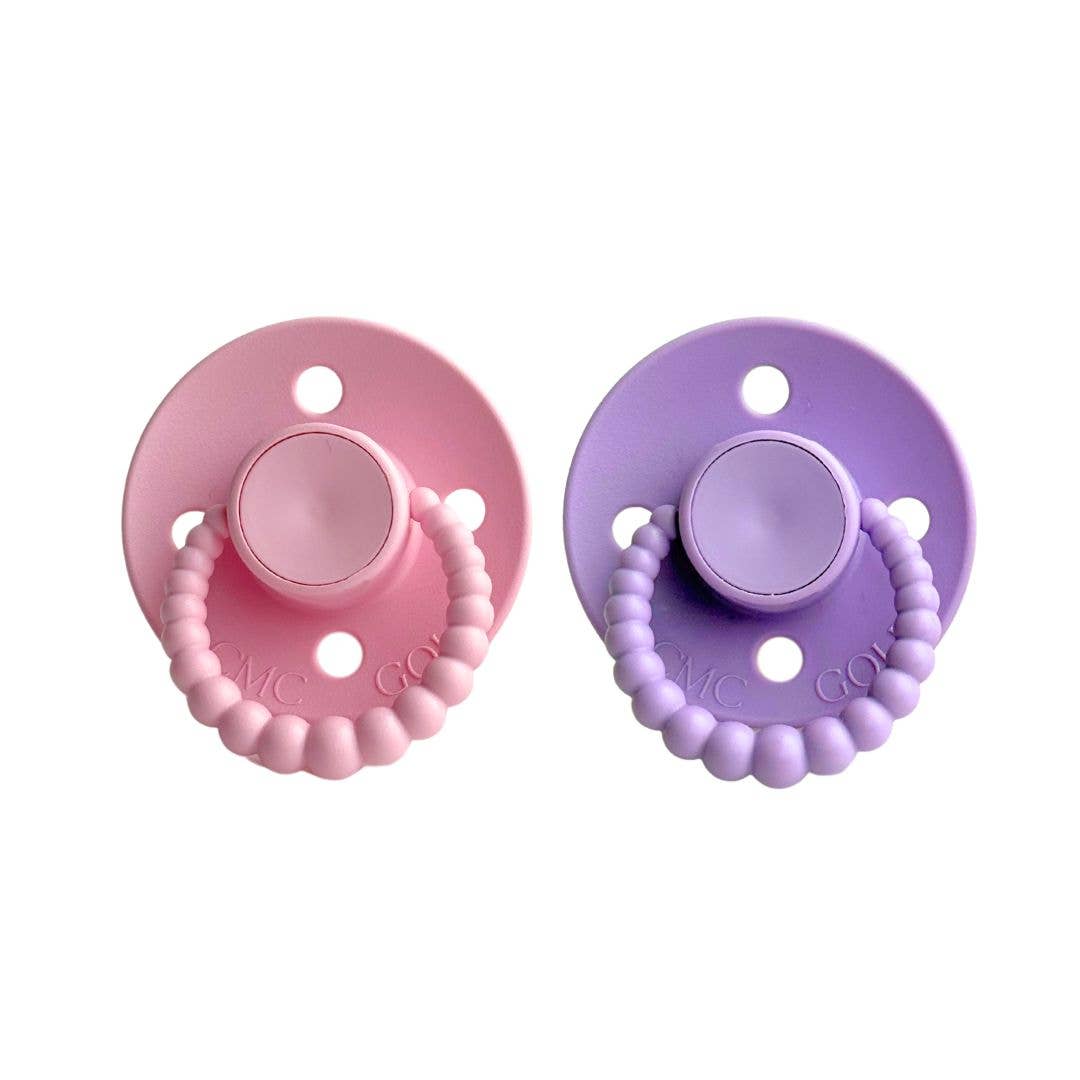 CMC 'Bubble' Dummies Baby Pink + Lavender