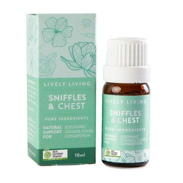 Sniffles and Chest - Certified Organic Essential Oil Blend 10ml