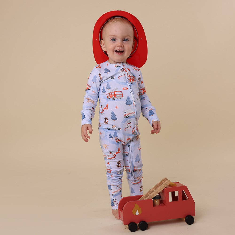 To The Rescue Organic Snugglesuit Convertible Romper