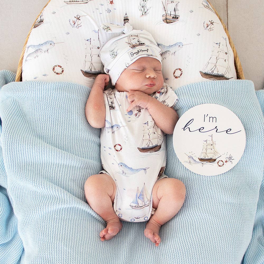 Set Sail & Navy Reversible Milestone Cards