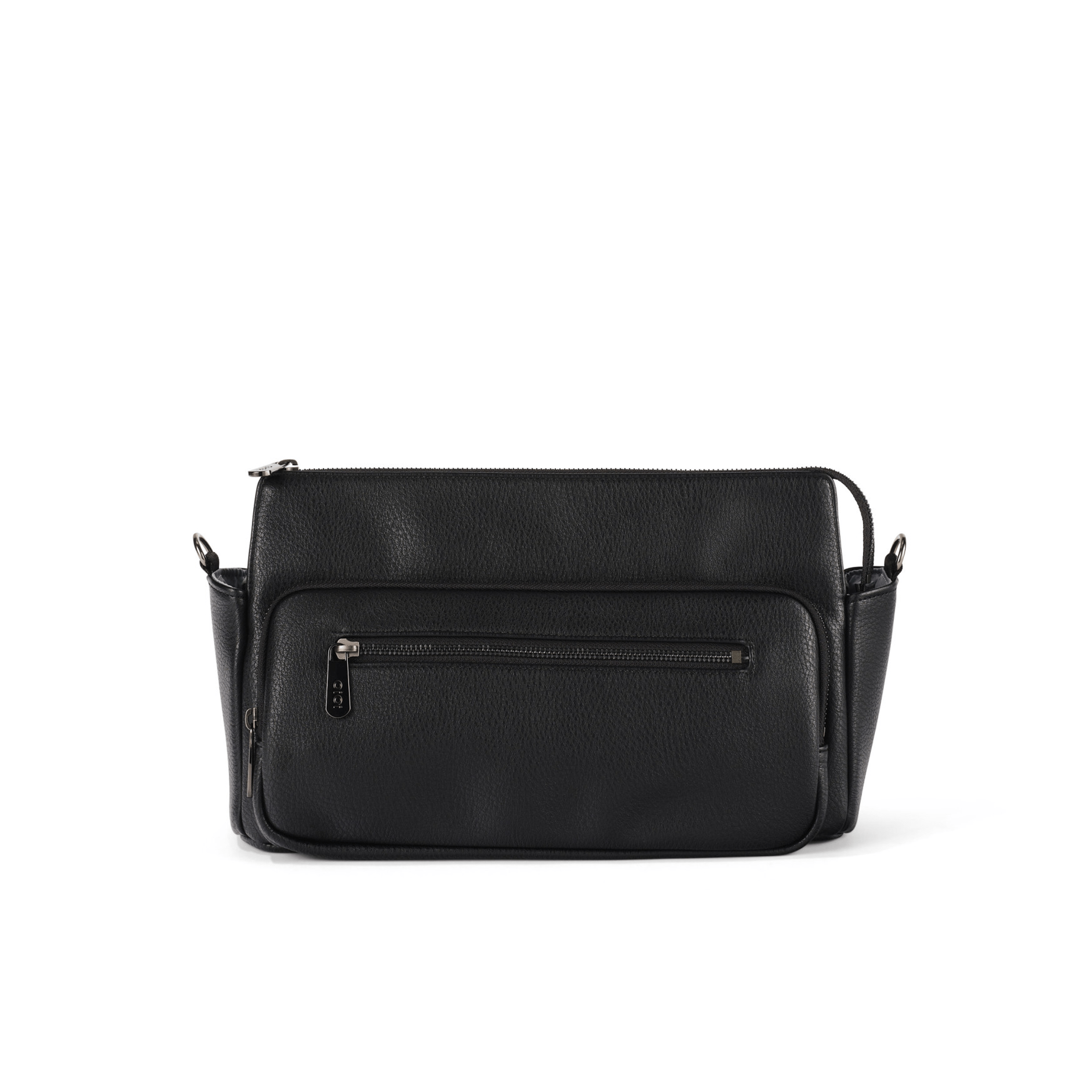 Multitasker Pram Caddy 2.0 - Black Vegan Leather