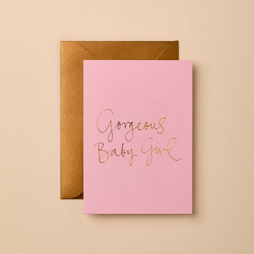 GORGEOUS BABY GIRL CARD