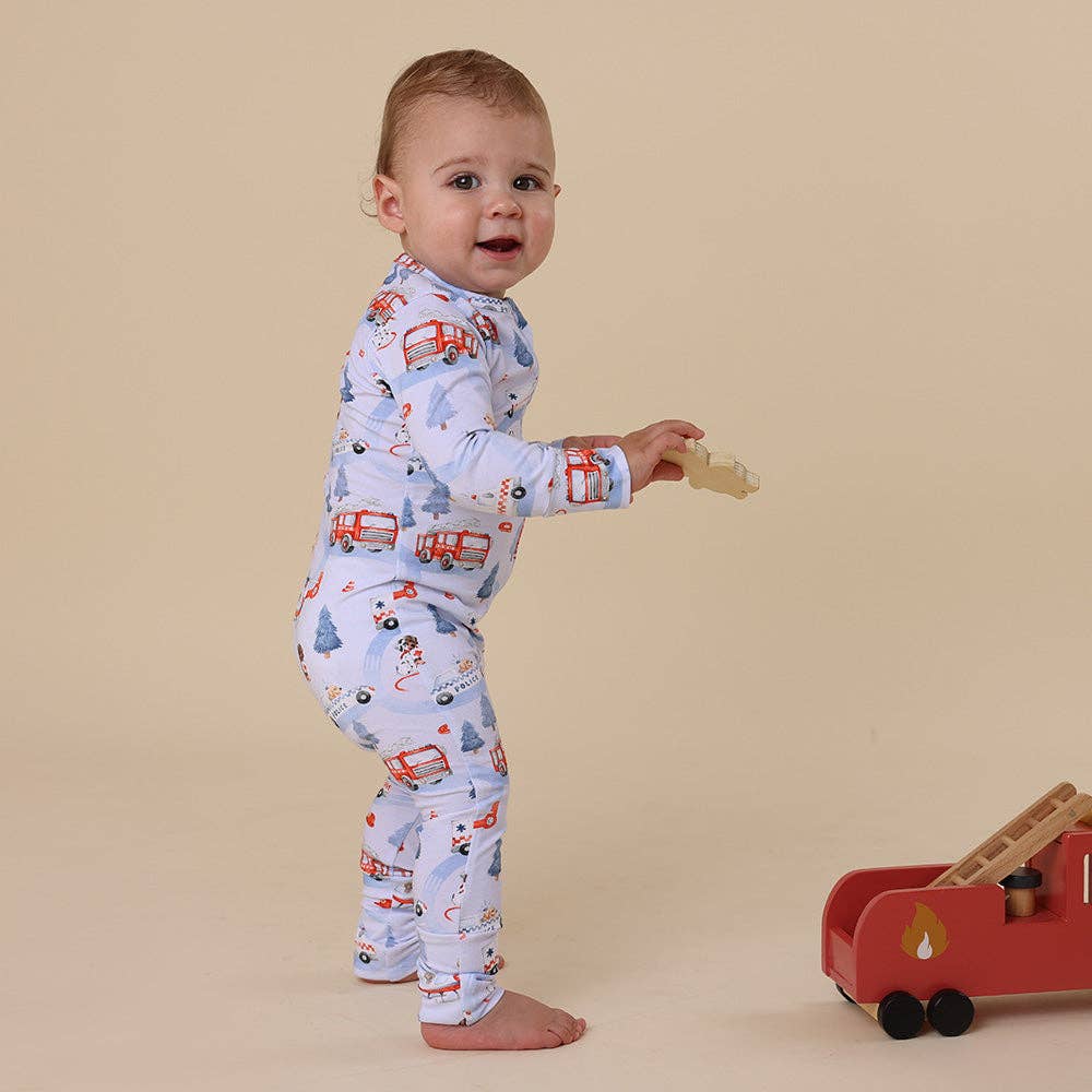To The Rescue Organic Snugglesuit Convertible Romper