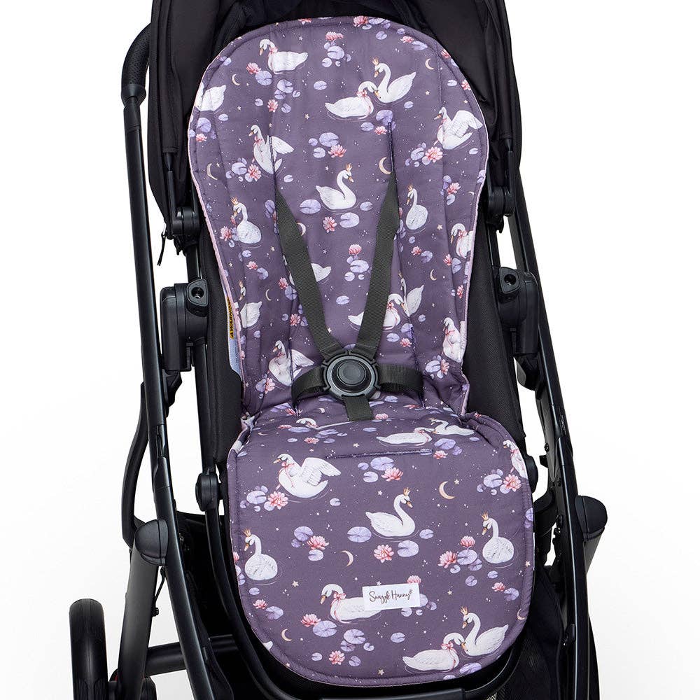 Midnight Swan Universal Organic Pram Liner